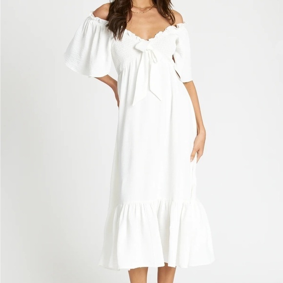 dRa Los Angeles Black Off the Shoulder Benny Dress size L - Picture 5 of 11